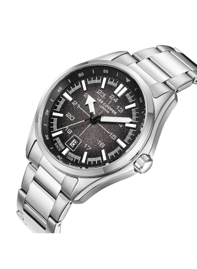 لي كوبر ساعة يد رجالية معدنية تناظرية . -  مم