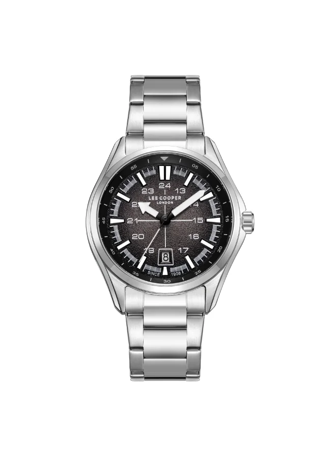 لي كوبر ساعة يد رجالية معدنية تناظرية . -  مم
