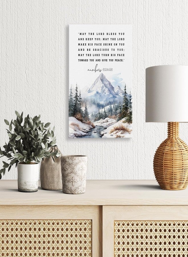 GUDIAO Inspirational Christian Canvas Wall Art Farmhouse Decor Positive Scripture Canvas Prints Religious Wall Decor Bible Verse Framed Artwork Pictures Paintings for Girls Room Game Room Decoration - Image 5