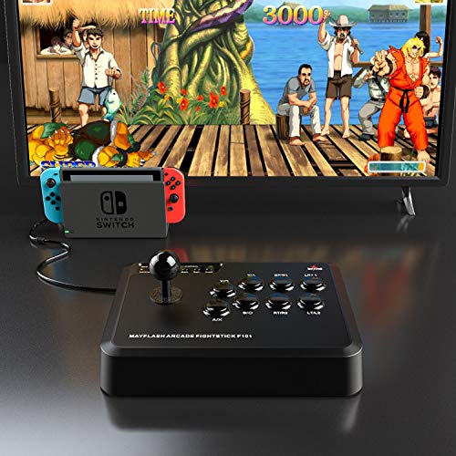 MAYFLASH Arcade Fighting Stick F101 for Switch/Switch 2, PC Windows, PS3, Android, NeoGeo mini, SEGA MEGA Drive mini, GENESIS mini - Image 5