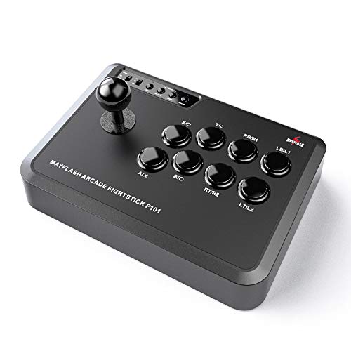 MAYFLASH Arcade Fighting Stick F101 for Switch/Switch 2, PC Windows, PS3, Android, NeoGeo mini, SEGA MEGA Drive mini, GENESIS mini - Image 3