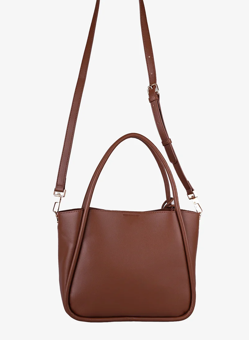 U.S. Polo Assn. BROWN U.S. Polo Assn. Women's Shoulder Bag, Ladies Bag Crossbody Bag & Handbag for Ladies Travel Bag for Girls Brown for Women | Best Price UAE