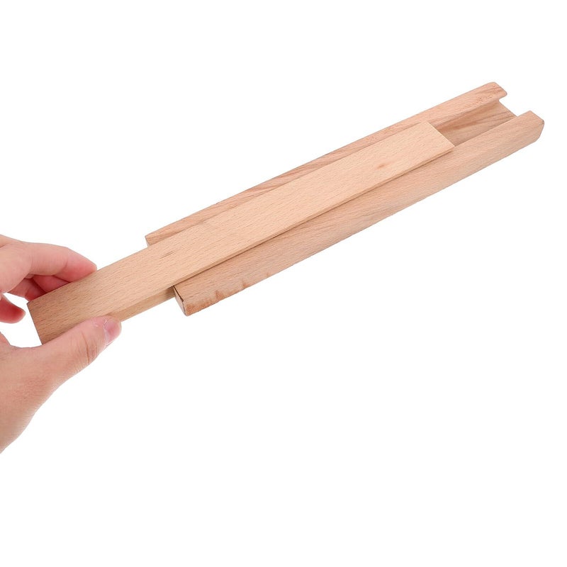 250mm Solid Wood Drawer Slides 2pcs Bottom Mount Center Guide Rails For Cabinets - Image 5