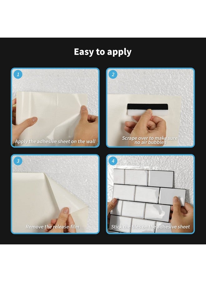 آرت3d حصيرة إعداد البلاط اللاصق، ورقة شريط مزدوجة الجوانب لمشاريع الفنون اليدوية، مقاس 30.48 سم. × 360 بوصة. خالية من الأضرار وخالية من المخلفات - Image 5