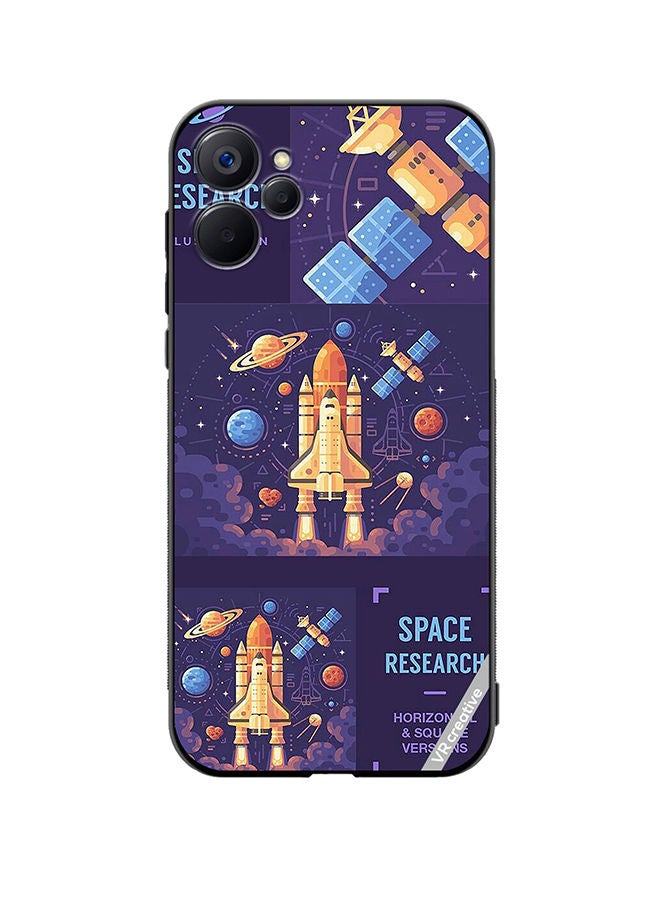 VR CREATIVE Protective Case Cover For Realme 9i 5G Space Research Design Multicolour - Image 1