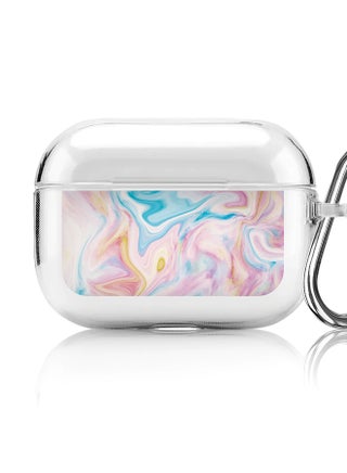 Classic Clear printed Case for Apple AirPods Pro 2nd Generation Thin Transparent Cover [Designed for Apple AirPods Pro 2nd Generation] - Marble Print Aqua - pzsku/Z43BE13A3A75589D3DB4AZ/45/_/1697116247/1e250eca-550e-4915-b4f6-dc02933b0975