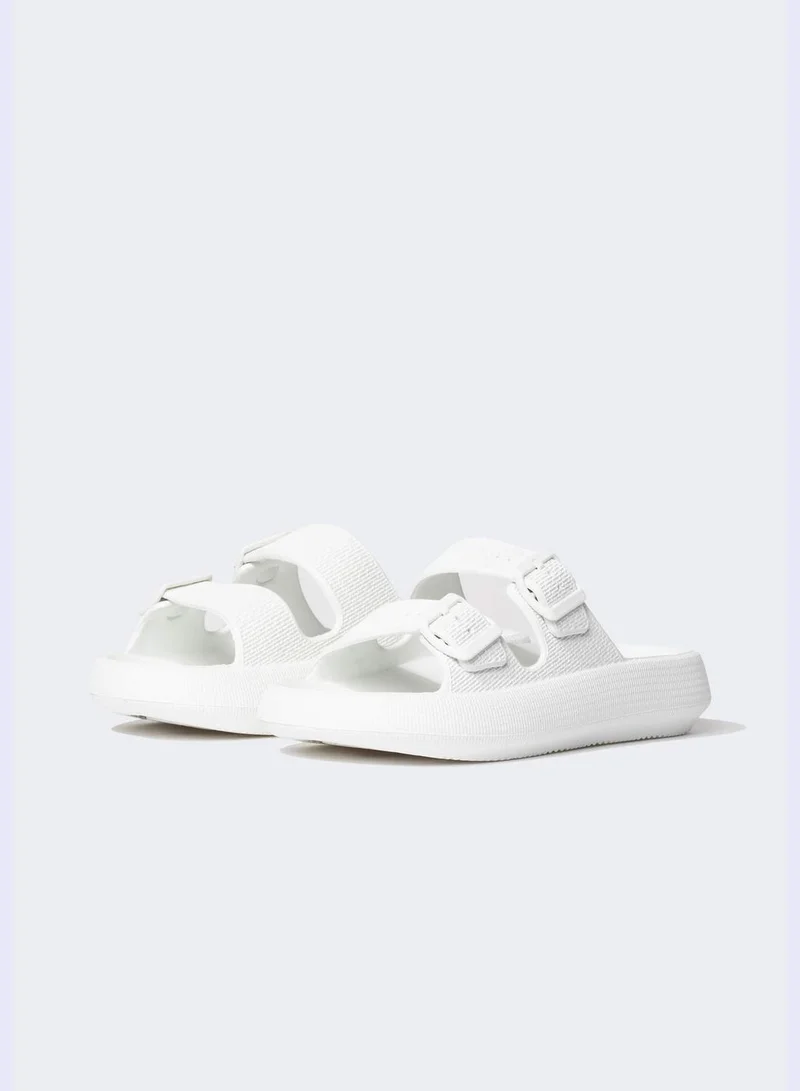 DeFacto High Sole Double Band Slippers
