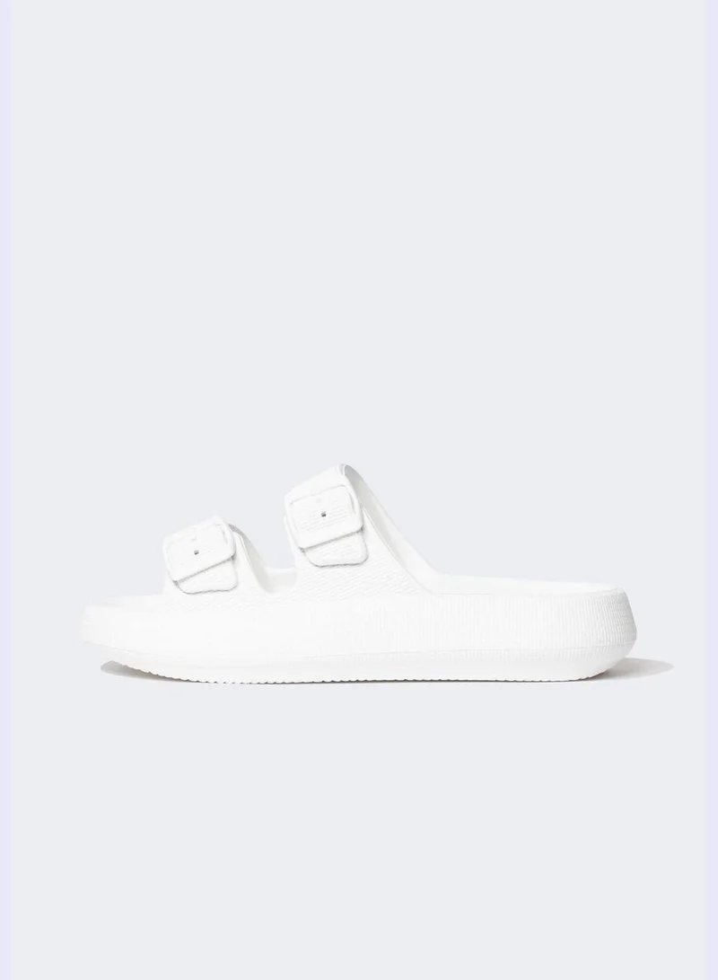 DeFacto High Sole Double Band Slippers