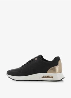 SJ Women's Panelled Lace-Up Low Ankle Sneakers  - Image 5