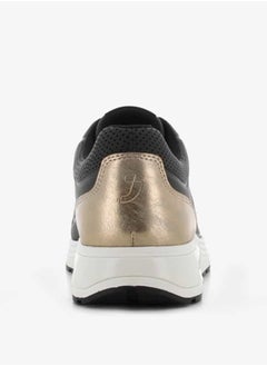 SJ Women's Panelled Lace-Up Low Ankle Sneakers  - Image 3