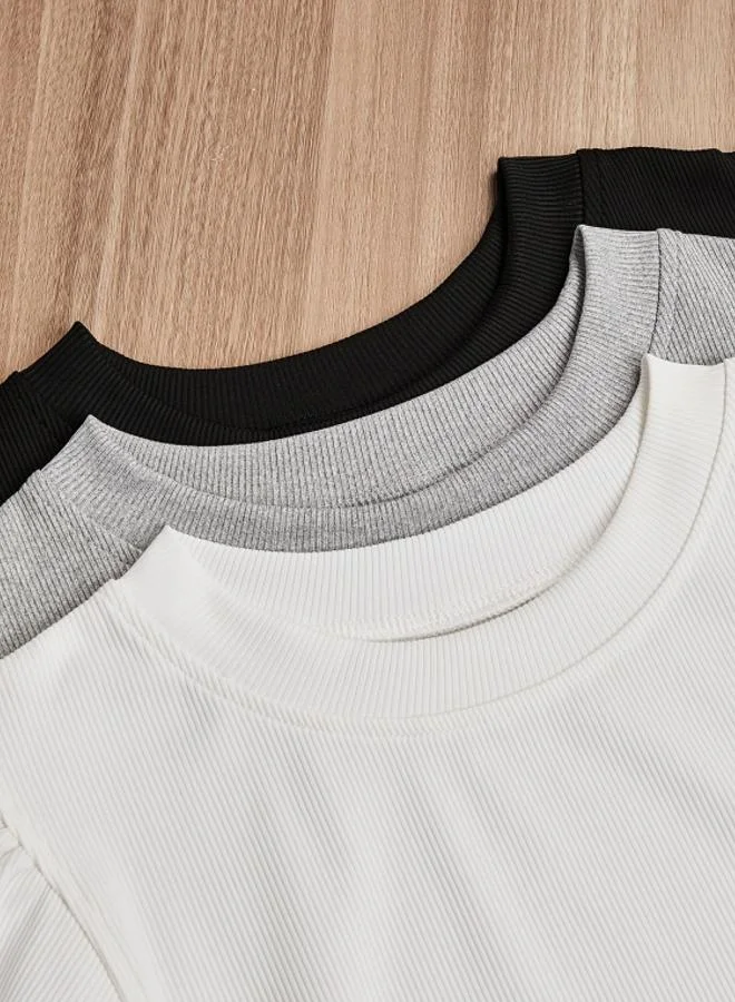 Take Two  Sleeveless Ruffled Top - 3 Pack for Women | Best Price UAE
