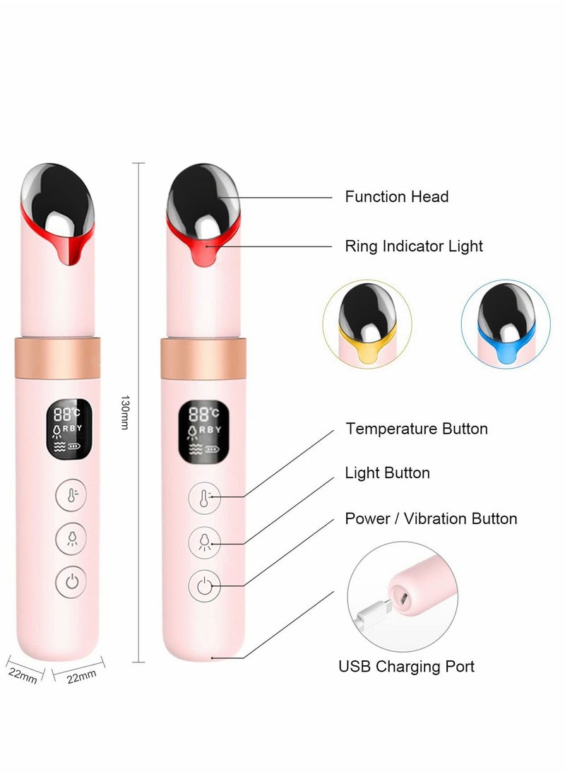 KONKA - EMS Eye Massager RF Radio Frequency Facial Device Lifting Firming Skin Care Tool for Eyes Neck Wrinkles with LCD Display(38-45°C) - Image 1