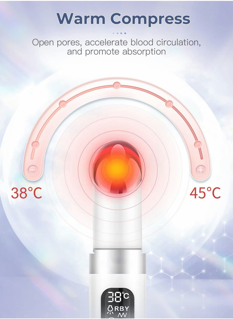 KONKA - EMS Eye Massager RF Radio Frequency Facial Device Lifting Firming Skin Care Tool for Eyes Neck Wrinkles with LCD Display(38-45°C) - Image 1