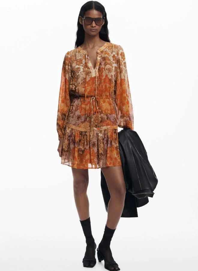DESIGUAL Boho Paisley Dress
