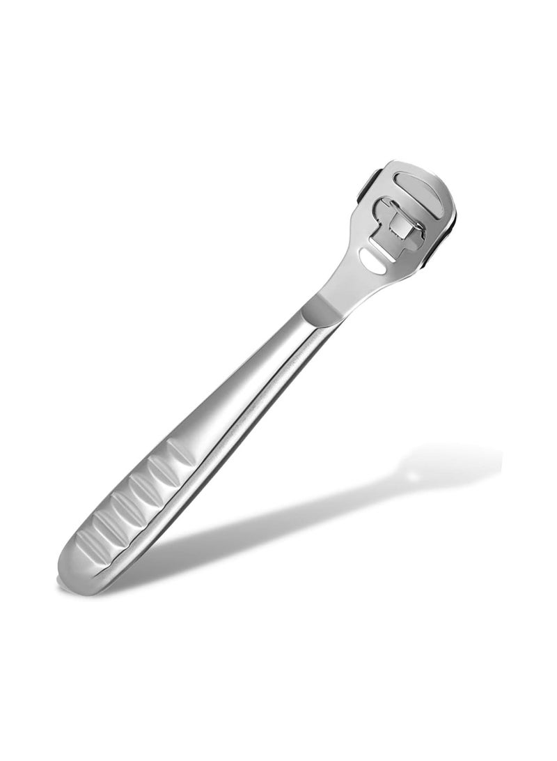 LA PERLA TECH  مزيل مسامير القدم الاحترافي من الفولاذ المقاوم للصدأ للعناية بالقدمين، ماكينة حلاقة مسامير القدم، مزيل الجلد الصلب، قاطع الخشونة - Image 2