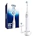 Oral-B OralB iO Series 2 Rechargeable Electric Powered Toothbrush Starter Kit Pure White with 2 Brush Heads Automatic Pressure Sensor to Protect Gums 3 Modes 2 Min Timer