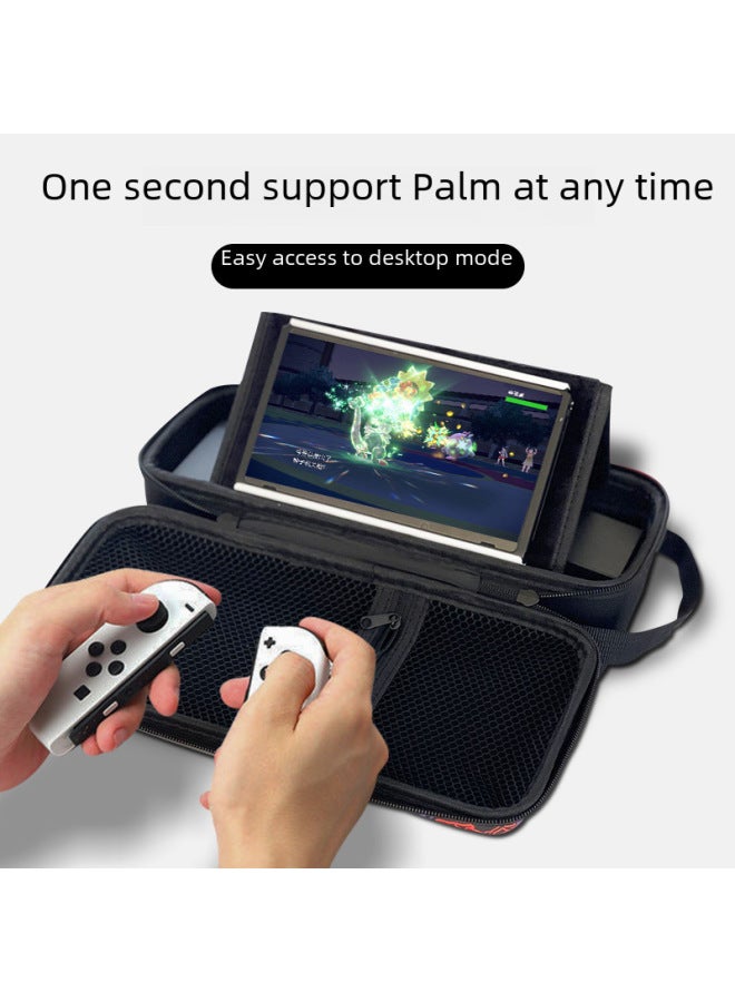 Loquat Switch Storage Bag Base Medium Handbag Handle Portable Game Console Protection Bag Protection Nintendo Accessories-Model:Black Black Label Base Bag  - Image 3