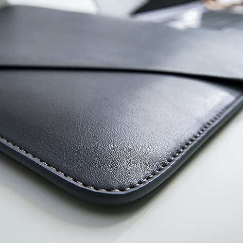 Benfan PU Leather Laptop Sleeve Compatible with New 14 inch MacBook Pro A2992 A2918 A2442,Old MacBook Pro Air 13, Surface Laptop 13.5, Thinkpad X1 Carbon 14 Set of 4PCS Color Dark Grey - Image 5