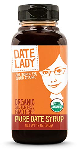 Date Lady Organic Date Syrup 12 oz Squeeze Bottle Vegan Paleo Glutenfree Kosher Sugar Substitute More Nutrition Than Maple Syrup or Honey - Image 1