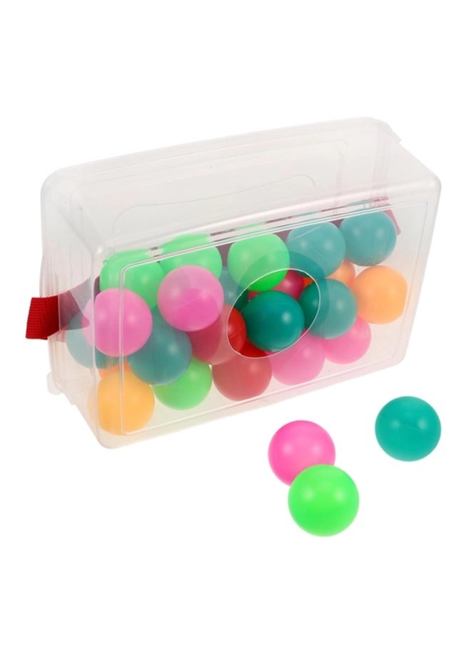 ShebSheb 1 Set Strap Shake Box Children Kids Outdoor Playset Developmental Sports Table Tennis Balls Family Games for Kids and Coordination Training Kids Training Game（The ball color is random.）  - Image 1