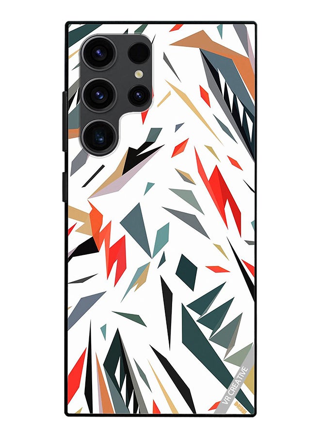 VR CREATIVE Protective Case Cover For Samsung Galaxy S24 Ultra Abstract Design Multicolour - Image 1