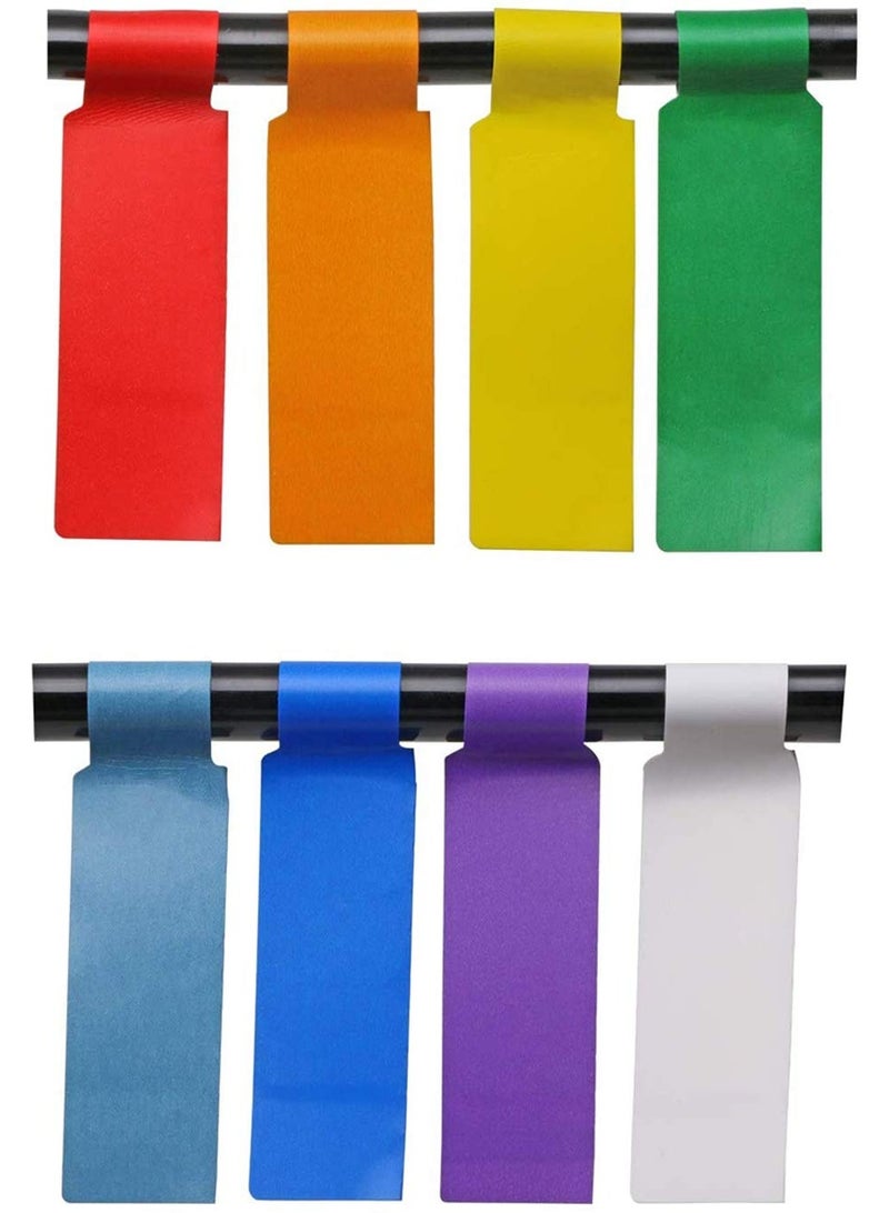 720 Pcs Self Adhesive Cable Labels Assorted Color Waterproof Tear Resistant Wire Label Stickers 8 Colors, for Office Work School Computer Cord Laser Printer - Image 1