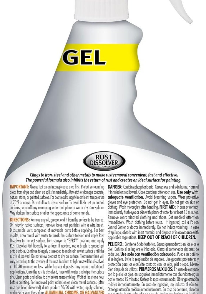 Rust-Oleum 300112 Rust Dissolver Gel, 32 oz - Image 2