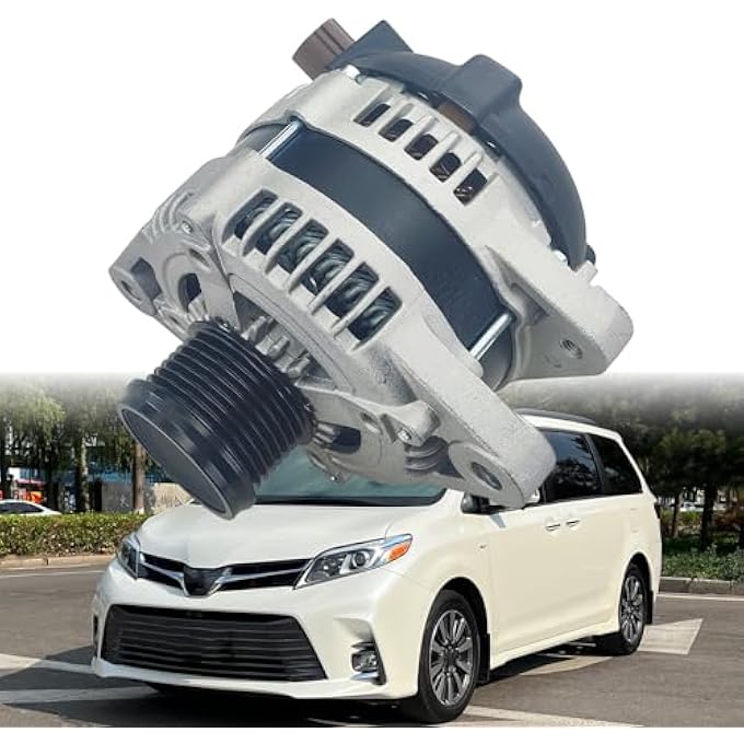 sen SHOW 11326N Alternator 150A Compatible with Toyota Sienna 2007-2016, Highlander 2011-2016, Venza 2010-2015,Lexus ES350 2016-2018 Replacement 104210-5510, 104210-5511 - Image 1