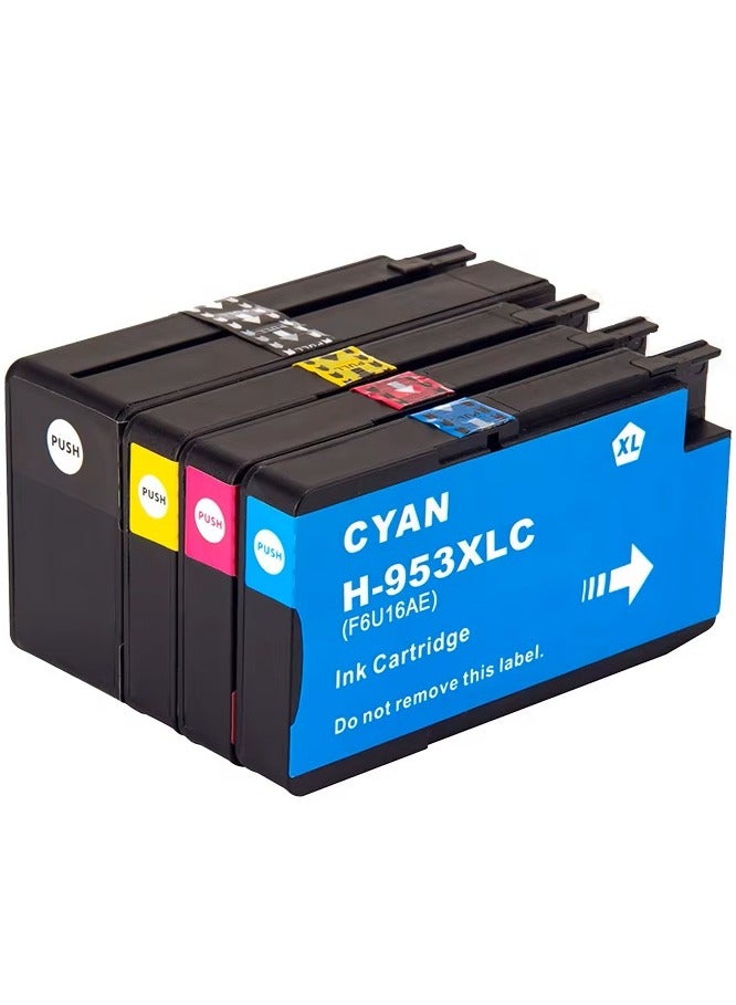 ink for HP 953 953XL 954X 955XL Original quality for HP Ink 953XL Cartridges Multipack Compatible Officejet Pro 7740 8218 8710 8715 8718 8719 8720 8725 8730 8740 (Black, Cyan, Magenta, Yellow) - Image 2