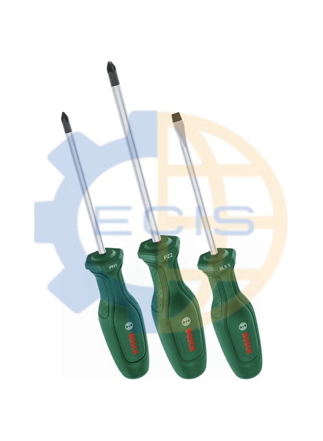 بوش طقم مفكات 3 ق (PH1- PZ2 - SL5.5) بوش 1600A0275G