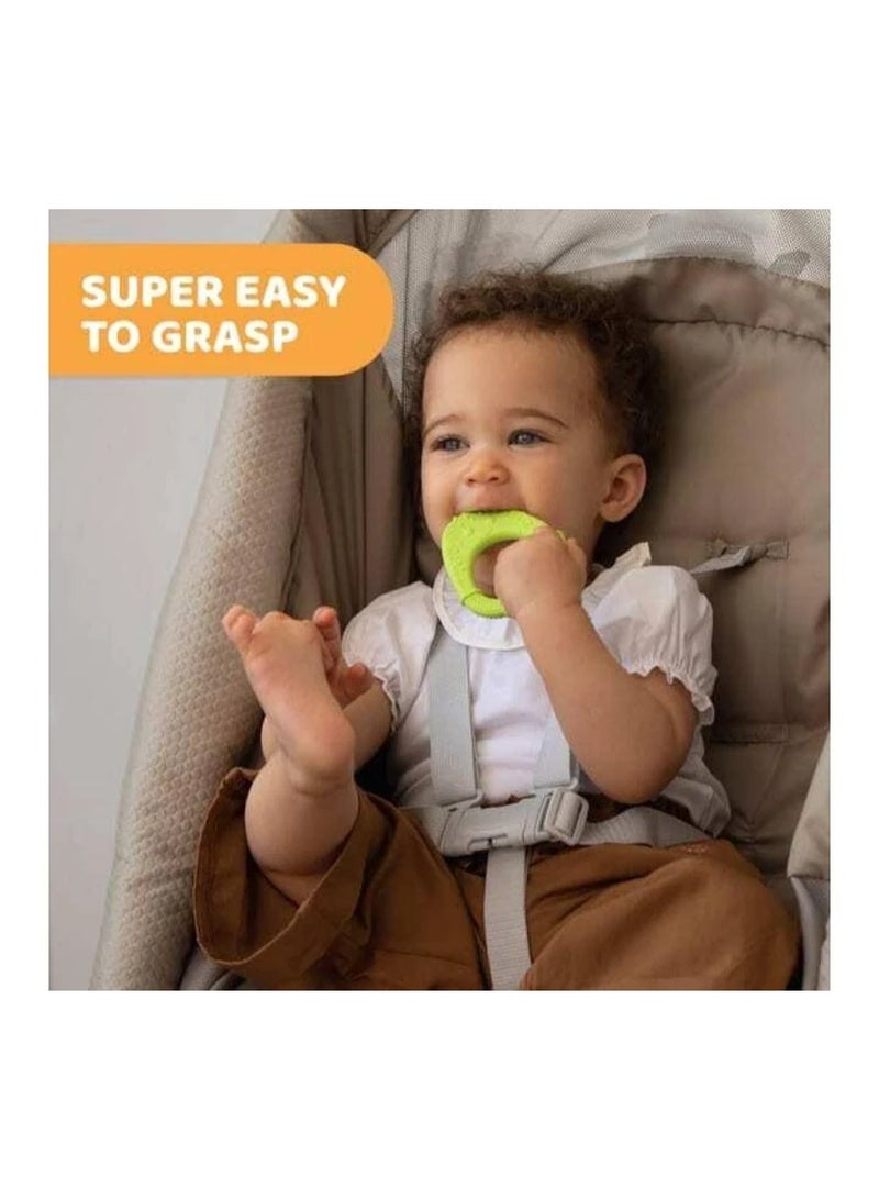 Chicco Super Soft Avocado Teether 2m+ - Image 2