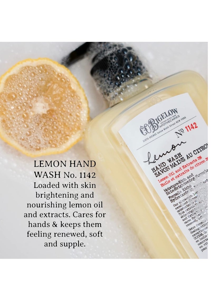 C. O. Bigelow C.O. Bigelow Lemon Hand Wash - No. 1142, Moisturizing Liquid Hand Soap with Lemon Extract & Vitamin C, Cruelty Free & Gentle for All Skin Types, 10fl oz.  - Image 3