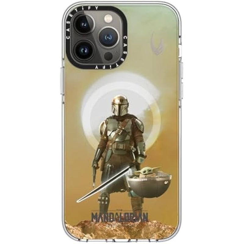 Casetify Clear iPhone 13 Pro Max Case 【Mandalorian Co-Lab/Not Yellowing / 6.6ft Drop Protection/Compatible with Magsafe】 - A Clan of Two - Clear - Image 4