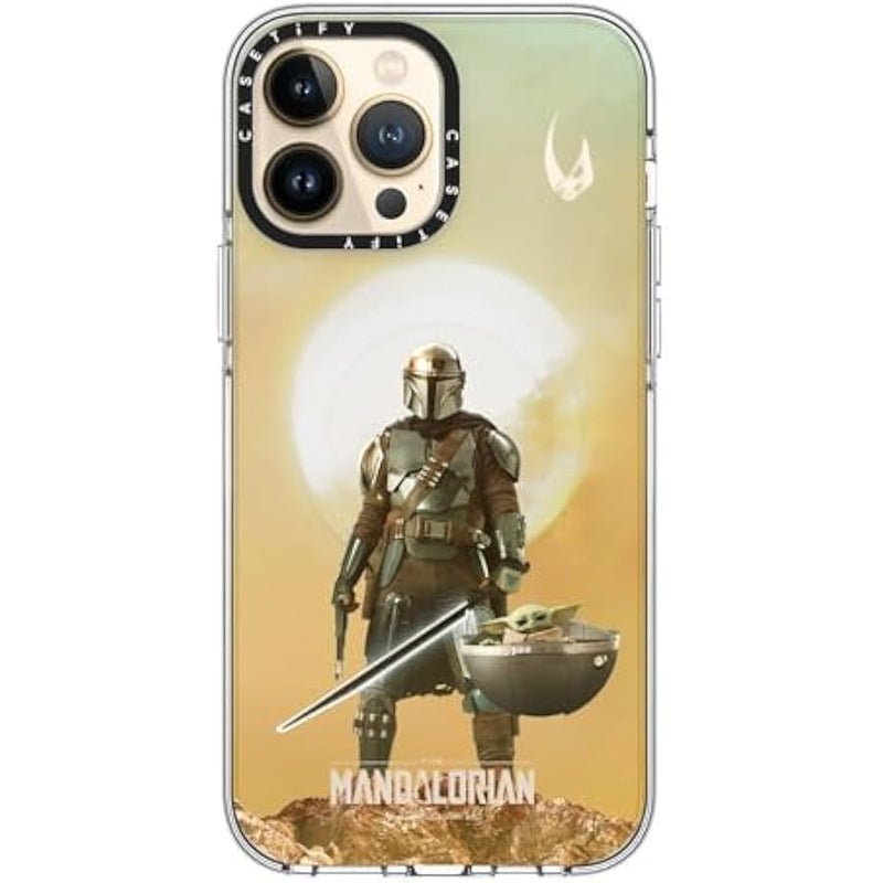 Casetify Clear iPhone 13 Pro Max Case 【Mandalorian Co-Lab/Not Yellowing / 6.6ft Drop Protection/Compatible with Magsafe】 - A Clan of Two - Clear - Image 5