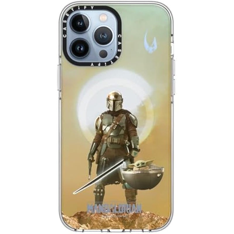 Casetify Clear iPhone 13 Pro Max Case 【Mandalorian Co-Lab/Not Yellowing / 6.6ft Drop Protection/Compatible with Magsafe】 - A Clan of Two - Clear - Image 2
