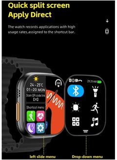 Generic Ultra Smart Watch Series 10, 49mm HD Touch Screen with Waterproof, Bluetooth Calling with Blood Pressure & Heart Rate Monitor, Sport Digital Smartwatch  - Image 3