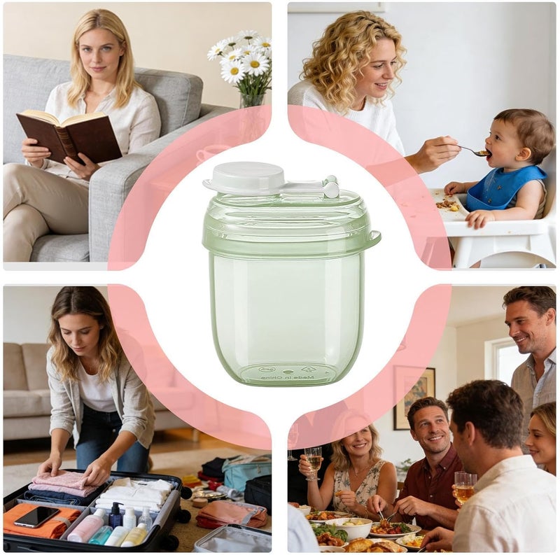 Portable Milk Powder Dispenser - Leakproof Food Storage Container for Travel and Home - Image 4