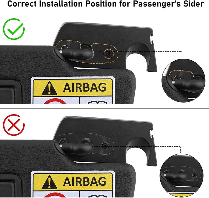 Vuzmode Sun Visor Clip Repair Kit for Jeep - Image 5