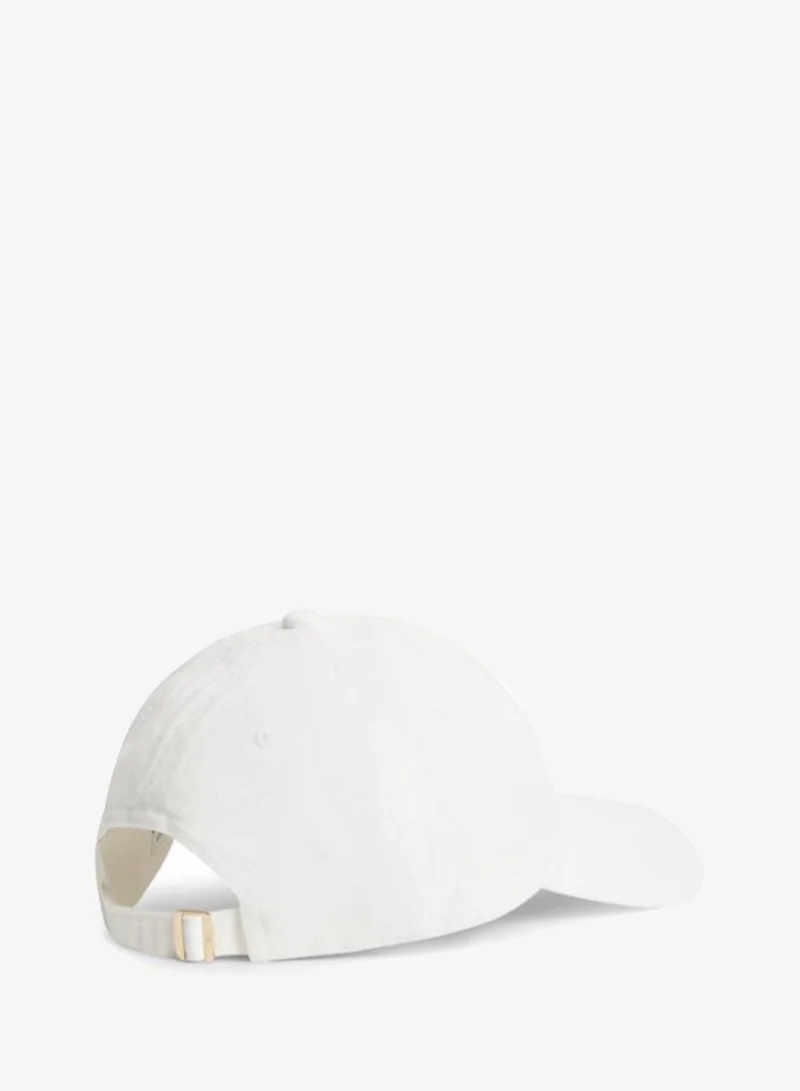 Tommy Hilfiger Ecru Chic Monogram Washed Baseball Cap for Women | Best Price UAE