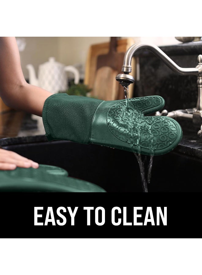 HOMWE Extra Long Professional Silicone Oven Mitt  - Image 4