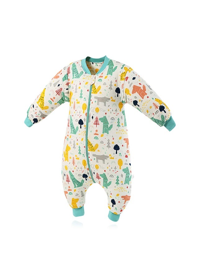 Baby Sleeping Bag Sleep Sack, Split Leg with Removable Sleeves, Organic Cotton, 2.5 Tog, 6 Months to 6 Years - Image 1
