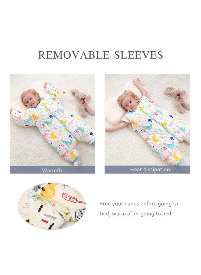 Baby Sleeping Bag Sleep Sack, Split Leg with Removable Sleeves, Organic Cotton, 2.5 Tog, 6 Months to 6 Years - Image 3