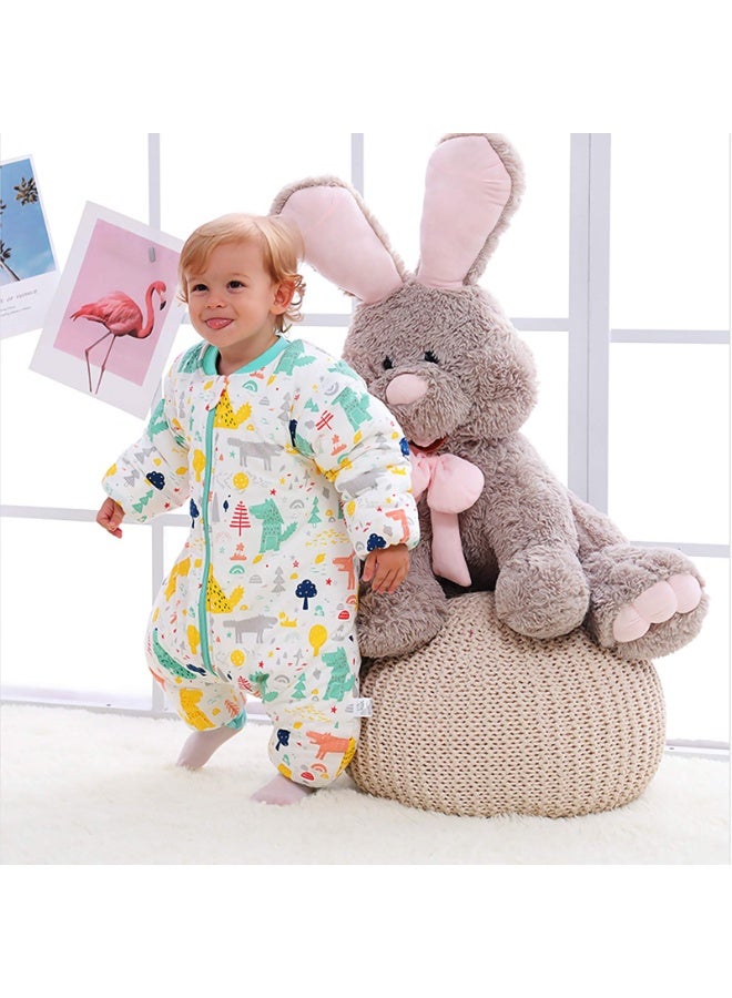 Baby Sleeping Bag Sleep Sack, Split Leg with Removable Sleeves, Organic Cotton, 2.5 Tog, 6 Months to 6 Years - Image 2