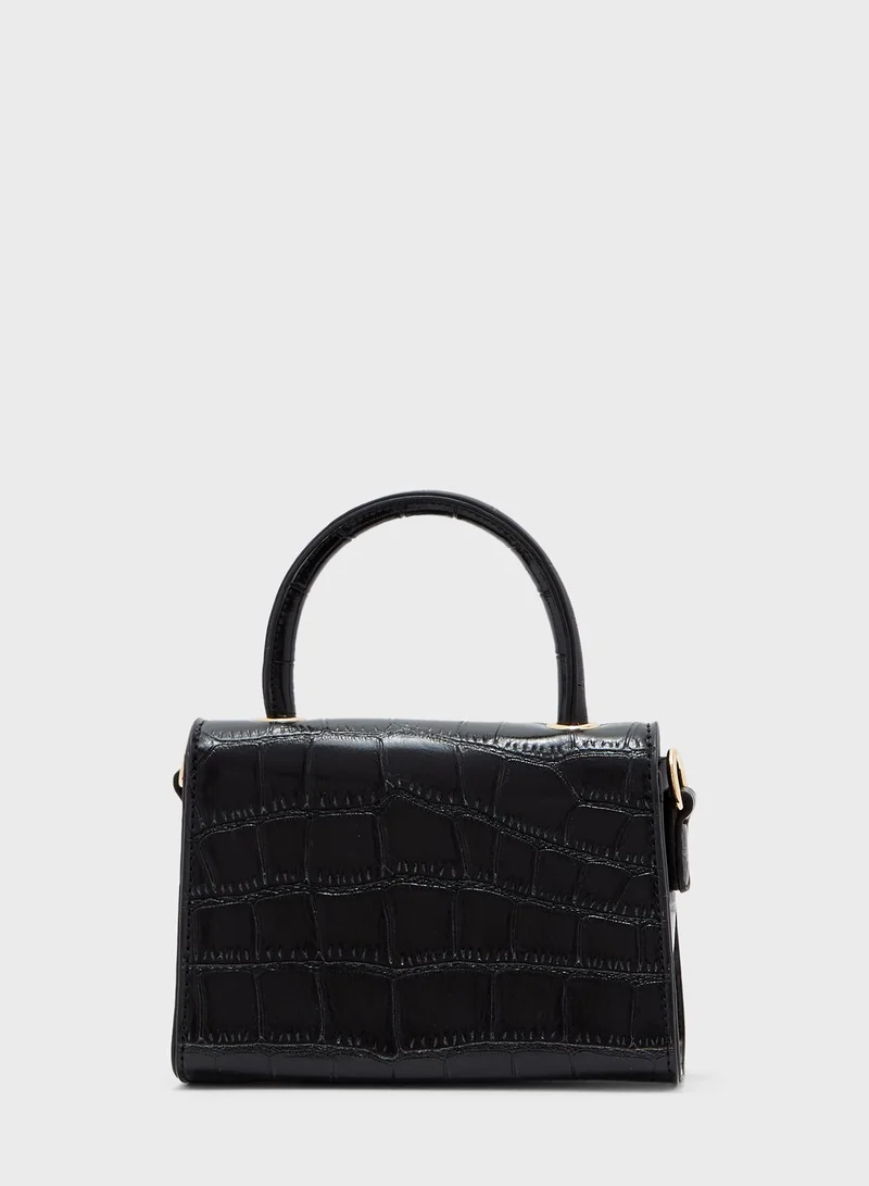 ELLA Mini Handbag in Mock Croc
