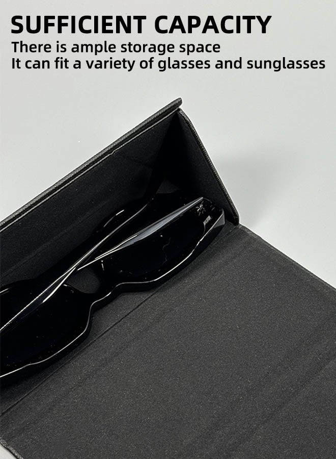 VOLITION Sunglasses Case | Creative, Trendy, Portable, Foldable, High-Value Triangular Eyeglasses Case | Handmade One-Fold Storage For Sunglasses And Eyeglass Frames, Say Goodbye To Clutter - Image 3