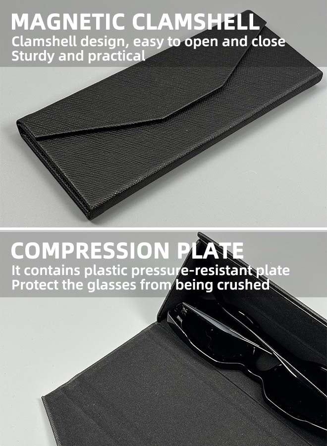 VOLITION Sunglasses Case | Creative, Trendy, Portable, Foldable, High-Value Triangular Eyeglasses Case | Handmade One-Fold Storage For Sunglasses And Eyeglass Frames, Say Goodbye To Clutter - Image 5