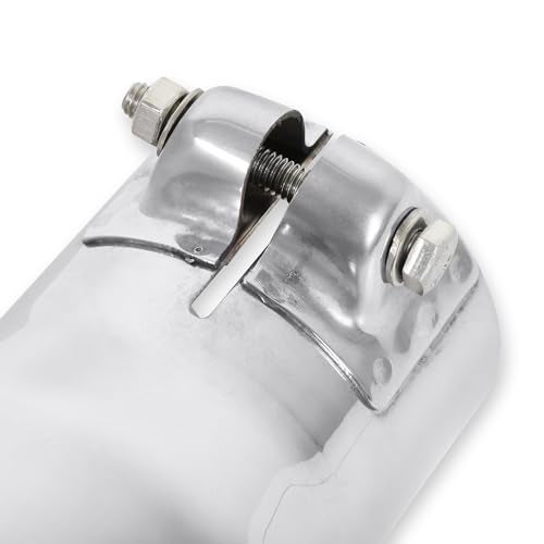 FLOWMASTER فلوماستر 15361 طرف العادم 3 بوصة مصقول بزاوية 304 من الفولاذ المقاوم للصدأ يناسب أنابيب 2.50 بوصة مثبتة بالكلبش - Image 4