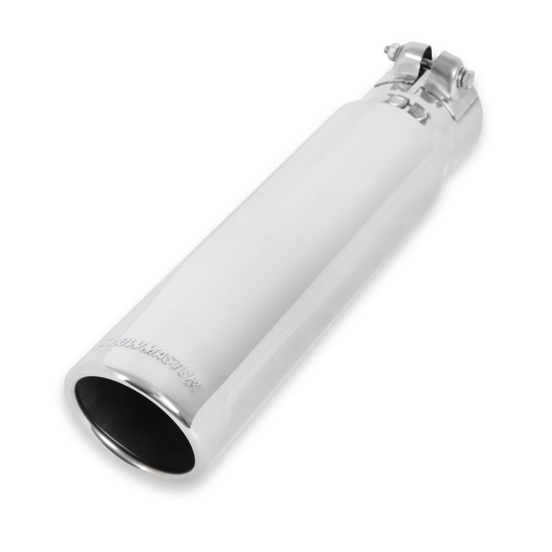 FLOWMASTER فلوماستر 15361 طرف العادم 3 بوصة مصقول بزاوية 304 من الفولاذ المقاوم للصدأ يناسب أنابيب 2.50 بوصة مثبتة بالكلبش - Image 5