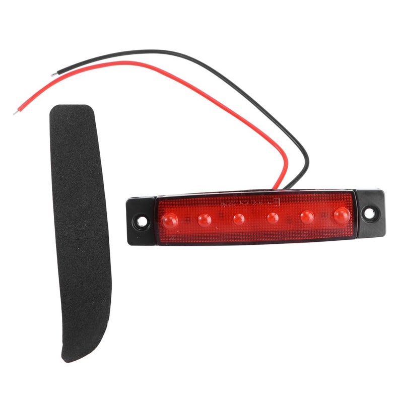 Red LED Tail Light Replacement 12V Trailer Brake Turn Signal Marker Light 3 Pack - Image 5