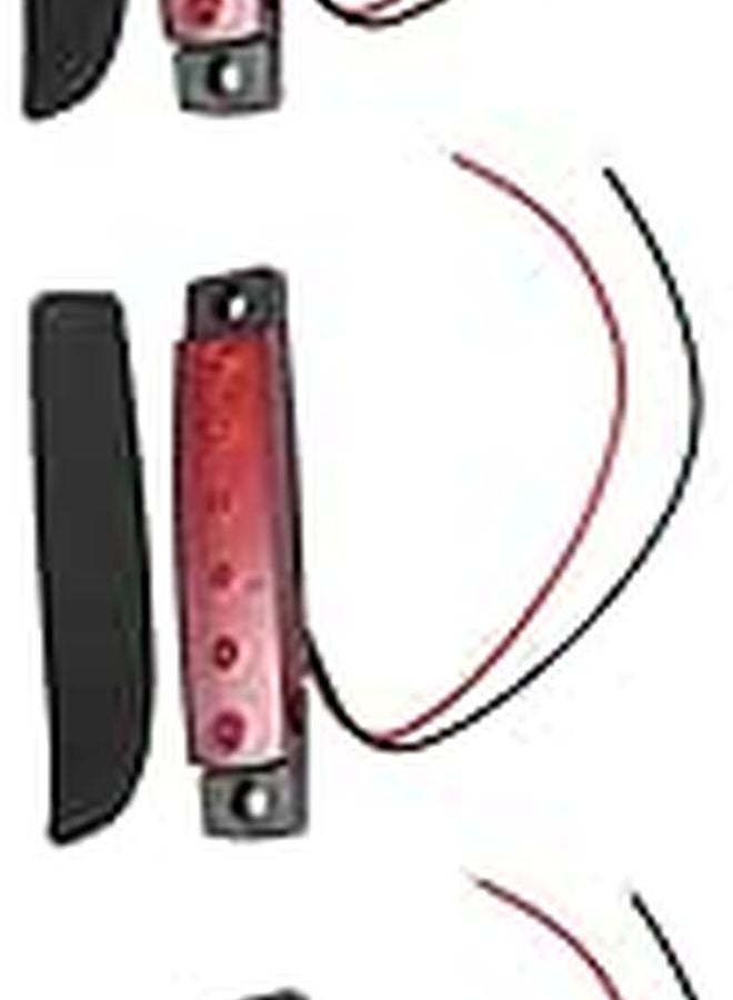 Red LED Tail Light Replacement 12V Trailer Brake Turn Signal Marker Light 3 Pack - Image 1